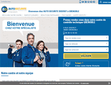 Tablet Screenshot of controle-technique-grenoble-02.autosecurite.com