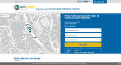 Desktop Screenshot of controle-technique-labegude.autosecurite.com