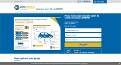 Desktop Screenshot of controle-technique-jeumont.autosecurite.com