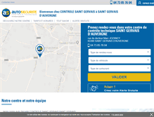 Tablet Screenshot of controle-technique-saint-gervais-d-auvergne.autosecurite.com