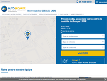 Tablet Screenshot of controle-technique-lyon-8.autosecurite.com