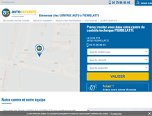 Tablet Screenshot of controle-technique-pierrelatte.autosecurite.com