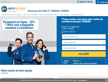 Tablet Screenshot of controle-technique-thonon.autosecurite.com