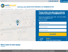 Tablet Screenshot of controle-technique-st-germain-du-puy.autosecurite.com