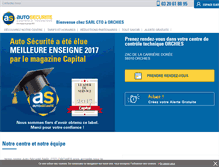 Tablet Screenshot of controle-technique-orchies.autosecurite.com