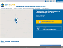 Tablet Screenshot of controle-technique-toulouse.autosecurite.com