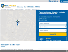 Tablet Screenshot of controle-technique-pertuis.autosecurite.com