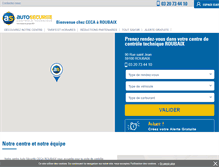 Tablet Screenshot of controle-technique-roubaix.autosecurite.com
