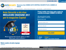 Tablet Screenshot of controle-technique-cannes-la-bocca.autosecurite.com