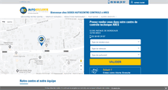 Desktop Screenshot of controle-technique-ares.autosecurite.com