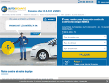 Tablet Screenshot of controle-technique-nimes.autosecurite.com