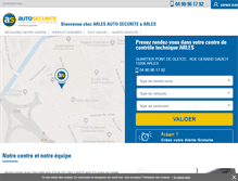 Tablet Screenshot of controle-technique-arles.autosecurite.com
