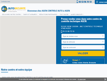 Tablet Screenshot of controle-technique-agen.autosecurite.com